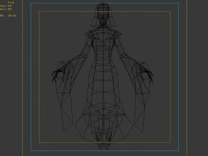 red woman ghost 3D Model