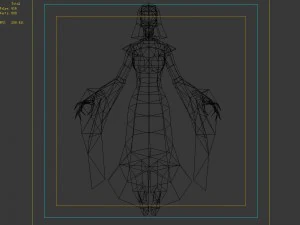 red woman ghost 3D Model