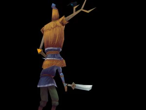 spaventapasseri del deserto Modello 3D