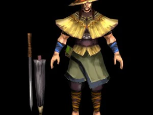 мандрівний мечник 3D Модель