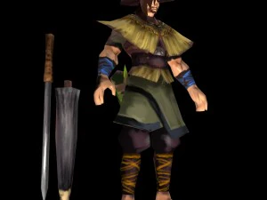 wandering swordsman 3D Model