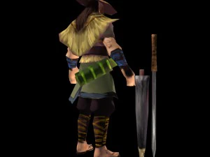 wandering swordsman 3D Model
