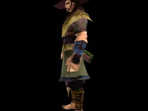 wandering swordsman 3D Model