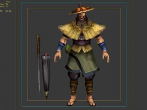 wandering swordsman 3D Model