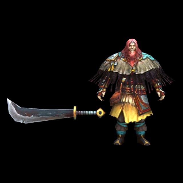 desolation swordsman 3Dモデル .c4d .max .obj .3ds .fbx .stl .blend 