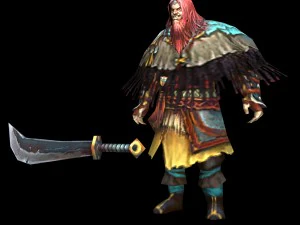 Schwertk&auml;mpfer der Verw&uuml;stung 3D Modell