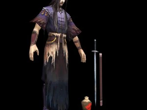 desolate swordsman 3D Model