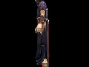 desolate swordsman 3D Model