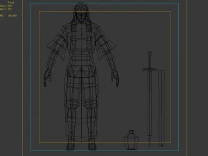 desolate swordsman 3D Model