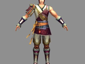 pria kulit 03 Model 3D