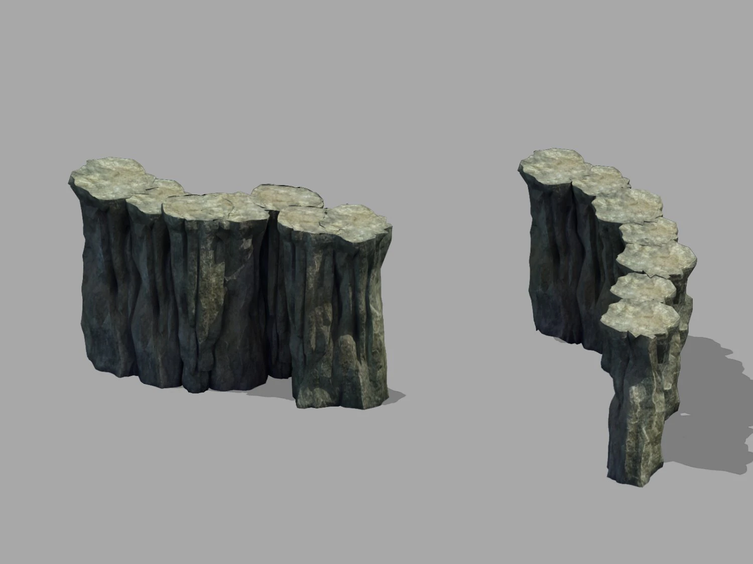 cliffs - shek pik 03 3D Model .c4d .max .obj .3ds .fbx .stl .blend