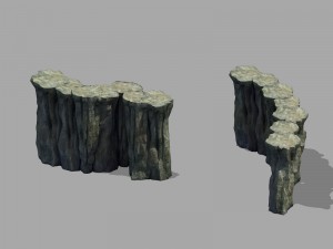cliffs - shek pik 03 3D Model