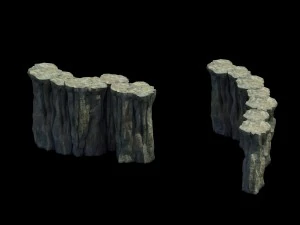 cliffs - shek pik 03 3D Model
