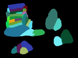 tebing batu - tangga batu - batu Model 3D