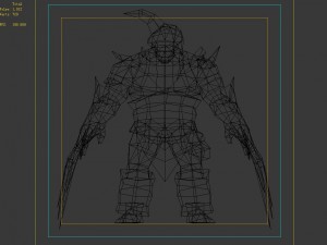 armored person 3D 模型