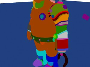 makhluk jahat - prajurit biokimia 01 Model 3D