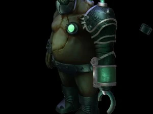 makhluk jahat - prajurit biokimia 01 Model 3D