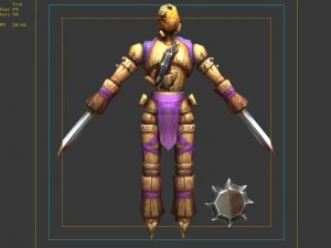 abandoned wood people 3D Model