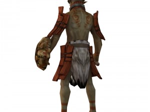 game 3d character - npc wild soldier 3D Модель