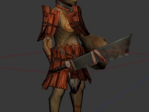 game 3d character - npc wild soldier 3D Модель