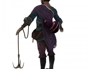 game 3d character - rogue npc flower gopher 3D Модель