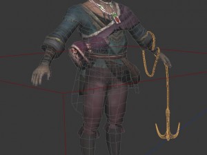 game 3d character - rogue npc flower gopher 3D Модель