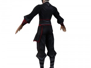 game 3d characters - black men - men 3Dモデル