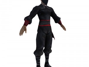 game 3d characters - black men - men 3Dモデル