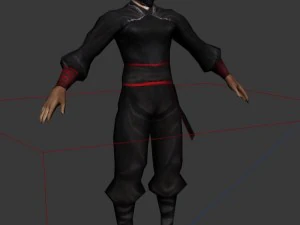 game 3d characters - black men - men 3D Model
