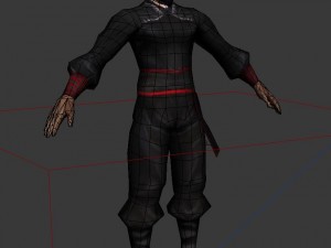 game 3d characters - black men - men 3Dモデル