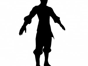 game 3d characters - black men - men 3D Model