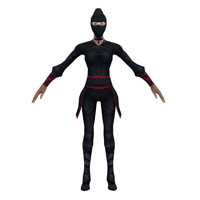 game 3d characters - black men - women Modelo 3D .c4d .max .obj .3ds .fbx .stl .blend 