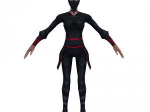 game 3d characters - black men - women 3Dモデル