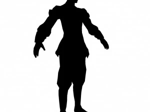 game 3d character - male taoist 01 3D Model