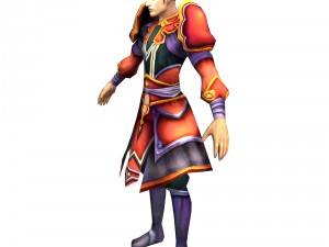 game 3d character - male taoist 04 Model 3D