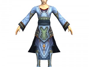 game 3d character - male mage 01 3D Model