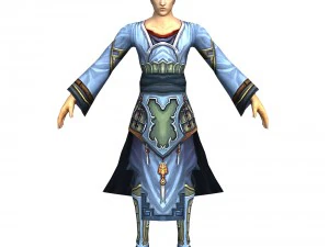 ゲームの 3 d キャラクター - 男性の魔術師 01 3Dモデル