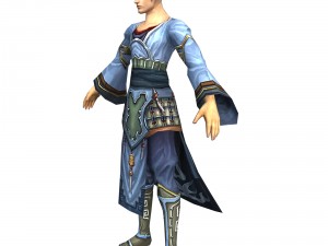 game 3d character - male mage 01 3D 模型