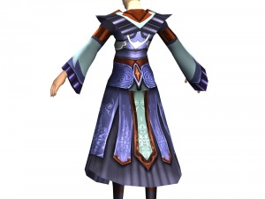 game 3d character - male mage 03 3Dモデル