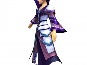 game 3d character - male mage 04 Model 3D