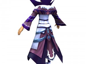 game 3d character - male mage 04 Model 3D