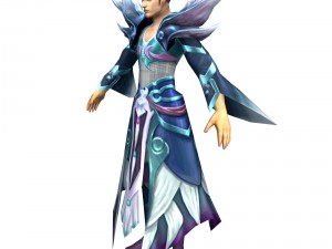 game 3d character - male mage 06 3D-Modell