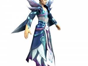 game 3d character - male mage 06 3D-Modell
