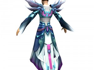 game 3d character - male mage 06 3D-Modell