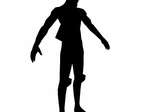 personagem do jogo 3d - arqueiro masculino 01 Modelo 3D