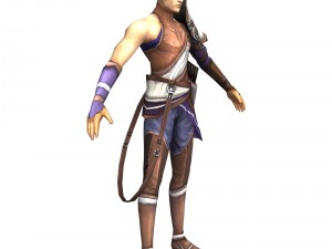 game 3d character - male archer 02 3D 모델