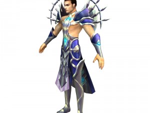 game 3d character - male archer 05 3D Model