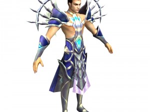 game 3d character - male archer 05 3Dモデル