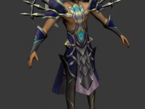 game 3d character - male archer 05 3Dモデル