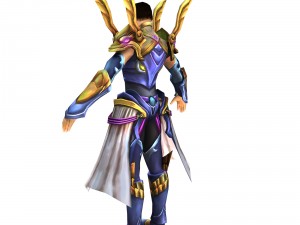 game 3d character - male archer 06 3D Модель